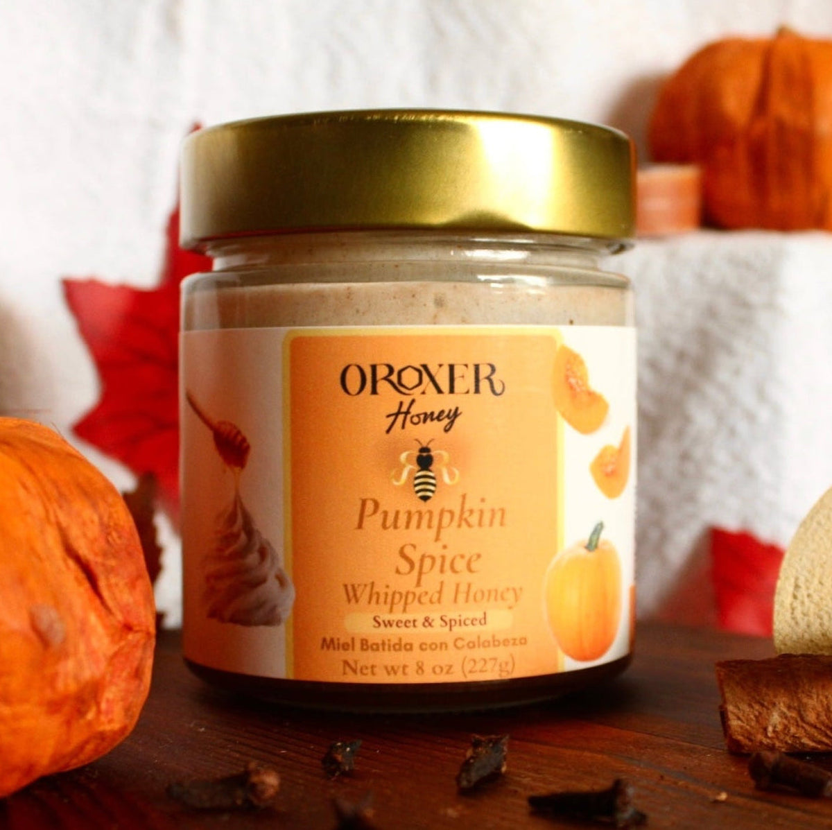 Pumpkin Spice Creamed Honey