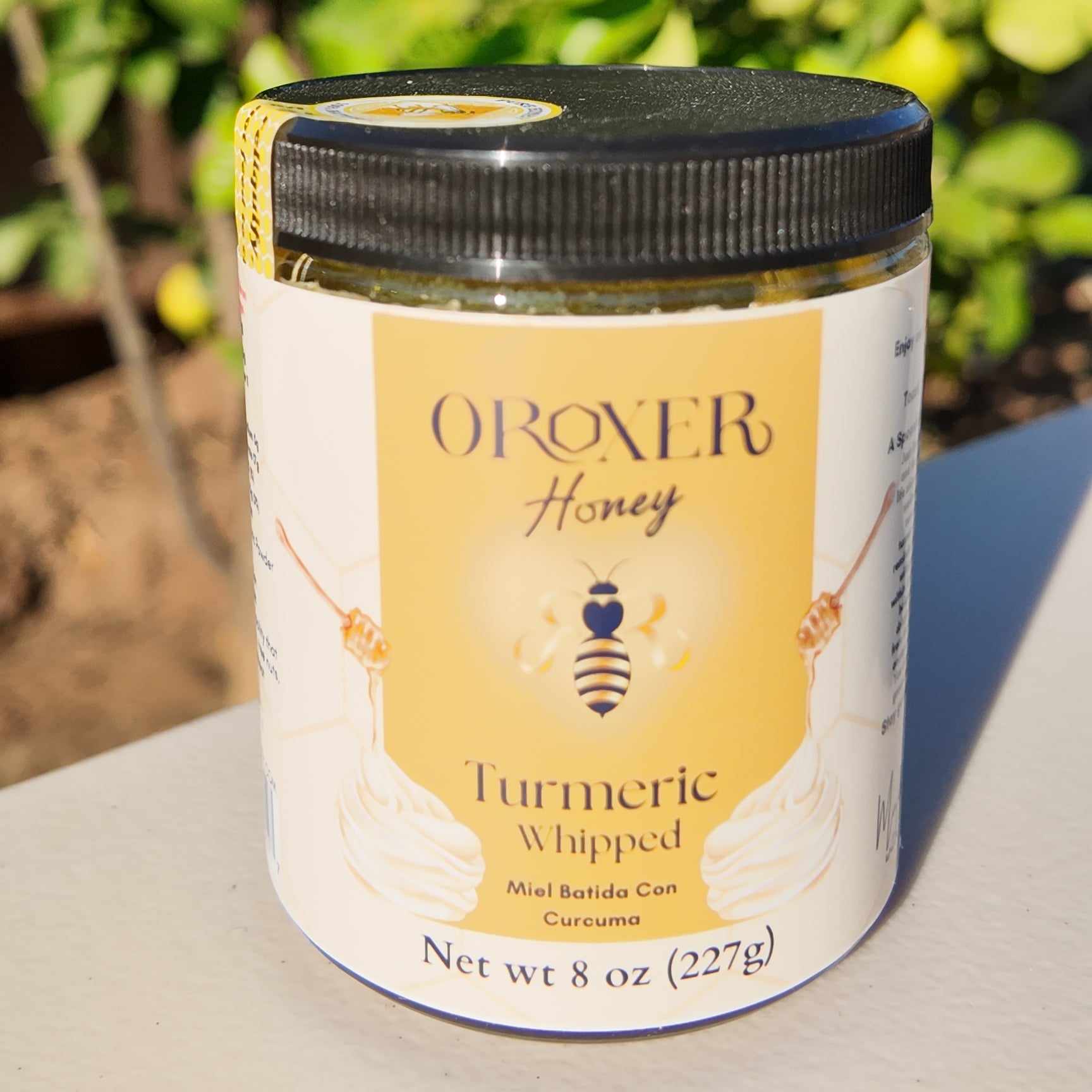 Honey, honeycomb, bee, pollen, miel, abeja, penca, turmeric, curcuma, salud 